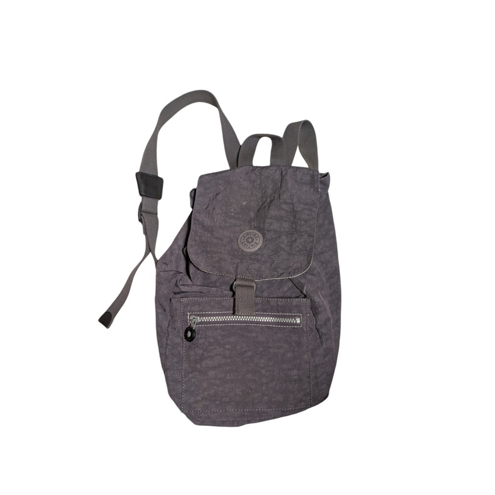 Kipling Draw String Mini Backpack Gray